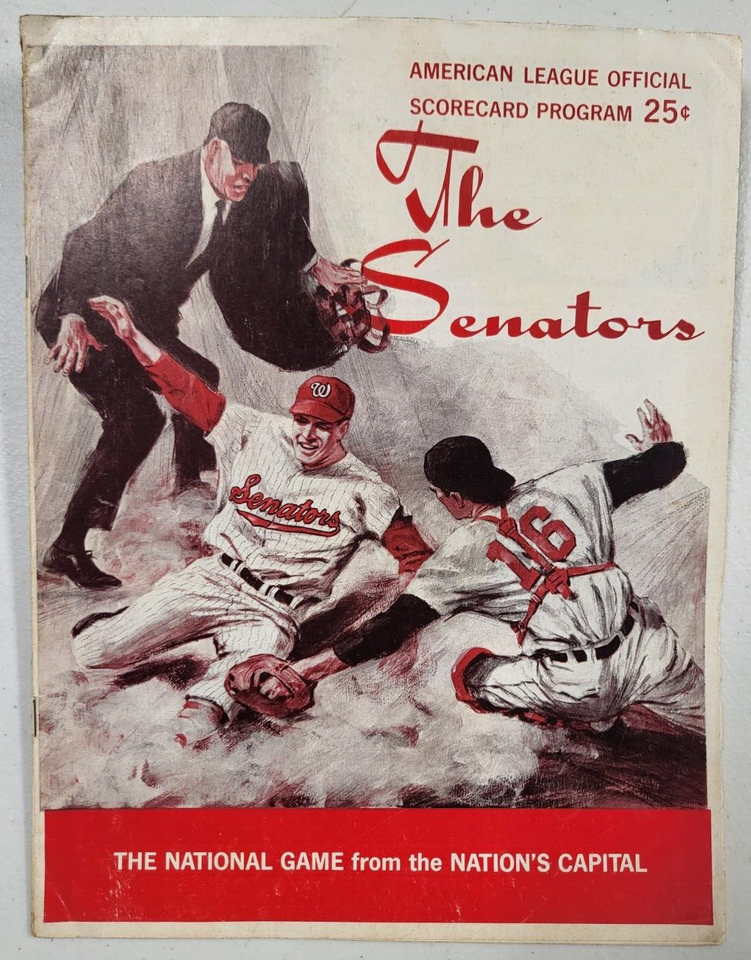 VINTAGE MLB BASEBALL THE SENATORS AMERICAN LEAGUE OFFICIAL 1968 PROGRAM