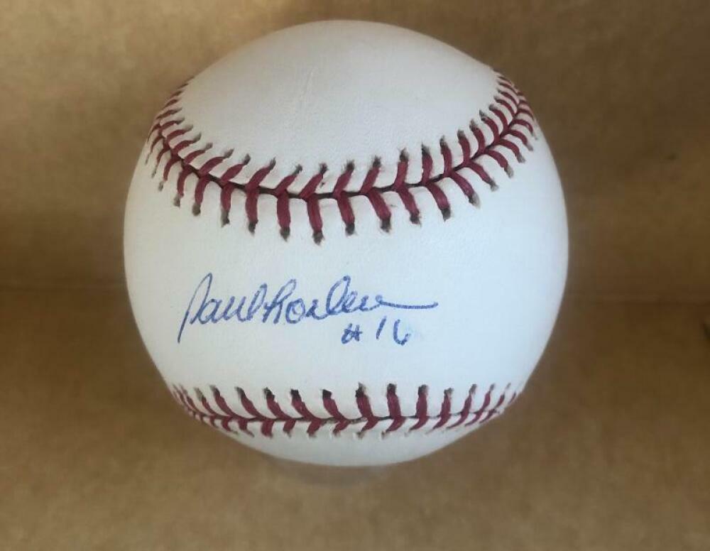 PAUL LODUCA METS/MARLINS/DODGERS SIGNED AUTOGRAPHED M.L. BASEBALL BECKETT Y12695