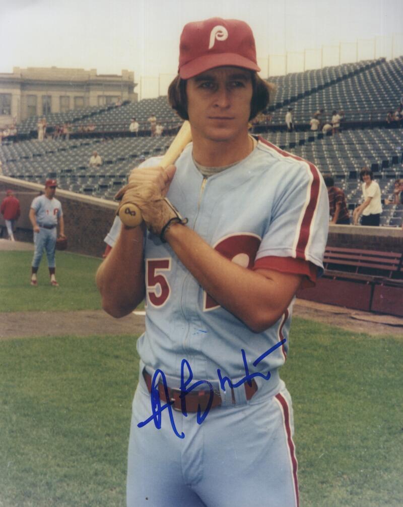 ALAN BANNISTER PHILLIES SIGNED AUTOGRAPHED 8X10 PHOTO W/ COA