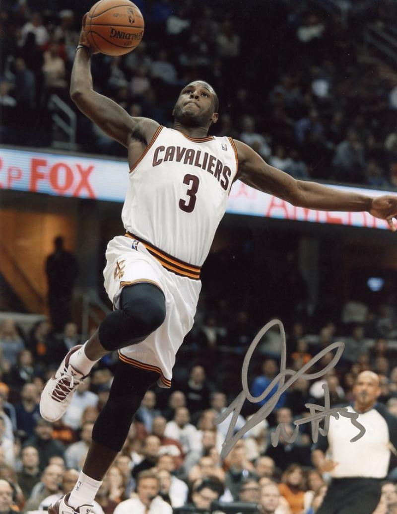 DION WATERS #3 CLEVELAND CAVALIERS SIGNED AUTOGRAPHED 8x10 PHOTO W/COA