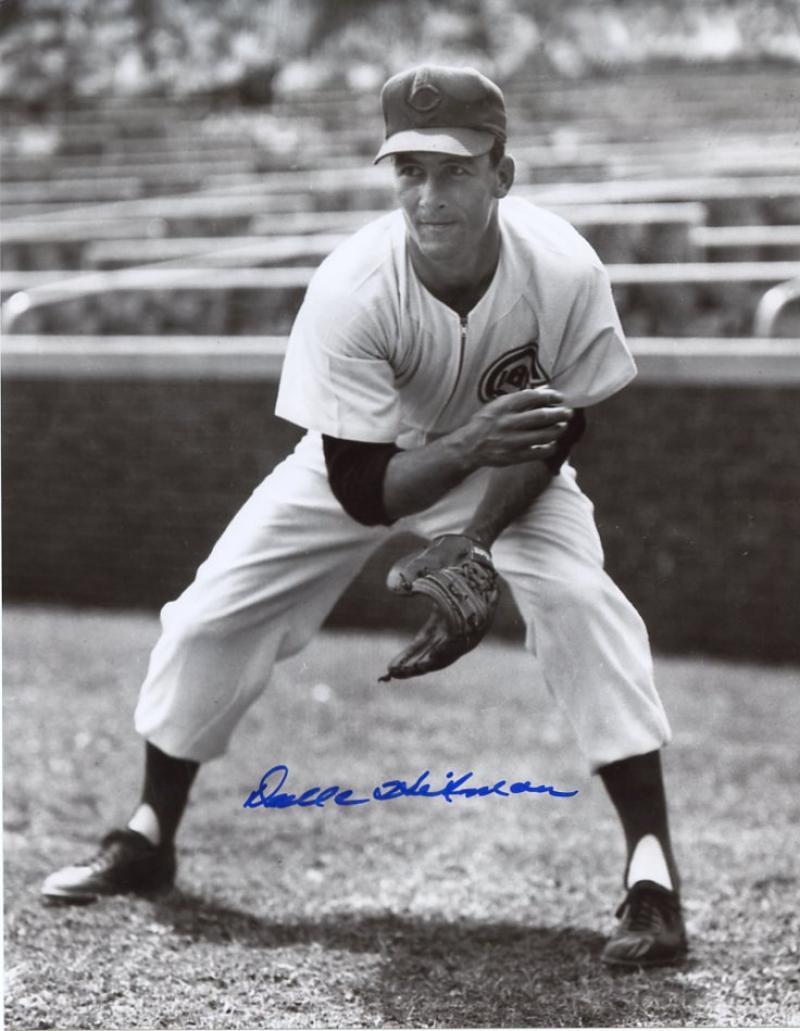 DAVE HILLMAN CHICAGO CUBS SIGNED AUTOGRAPHED 8X10 PHOTO W/COA    