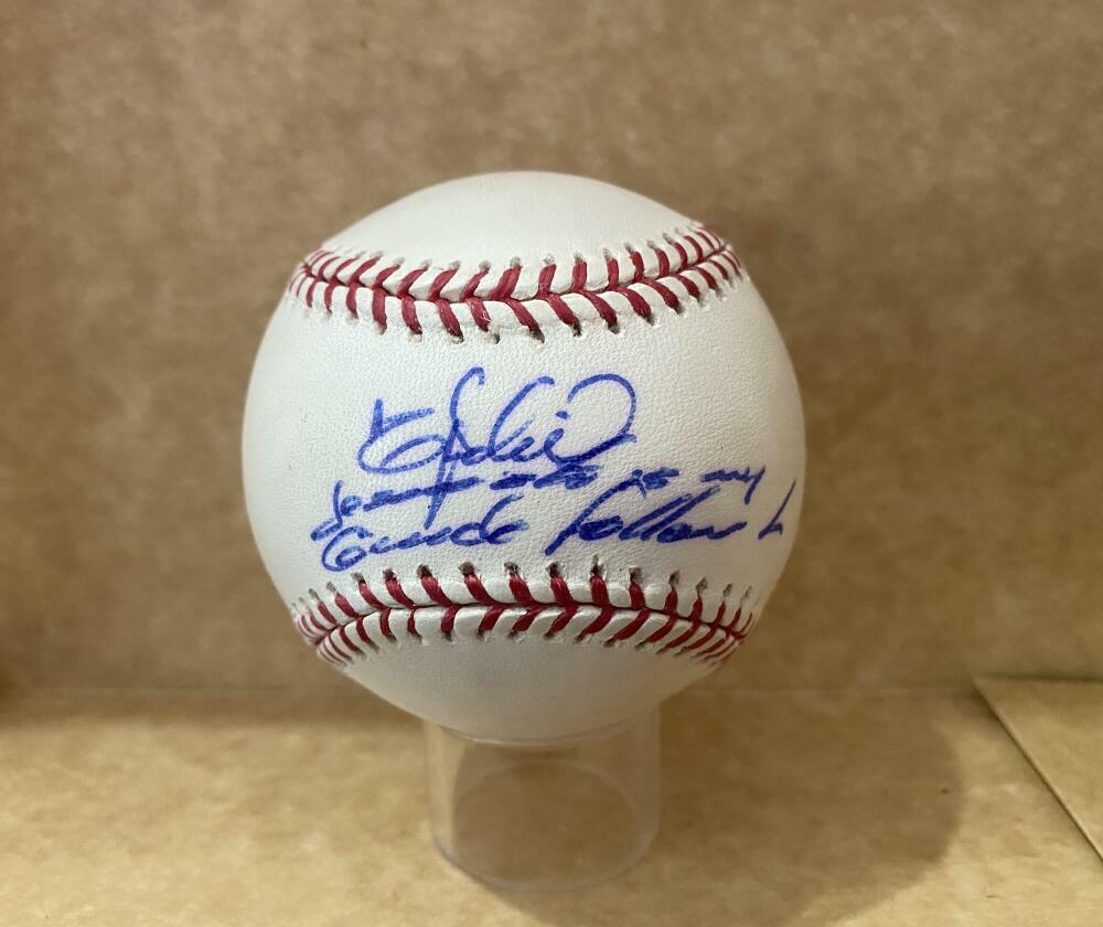 TONY BAUTISTA ORIOLES/TWINS/A'S SIGNED AUTOGRAPHED M.L. BASEBALL W/ COA