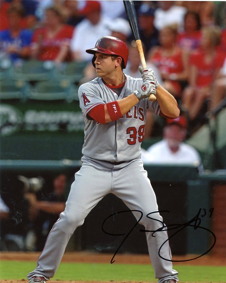 J.B. SHUCK   ANAHEIM  ANGELS    SIGNED AUTOGRAPHED 8X10  PHOTO