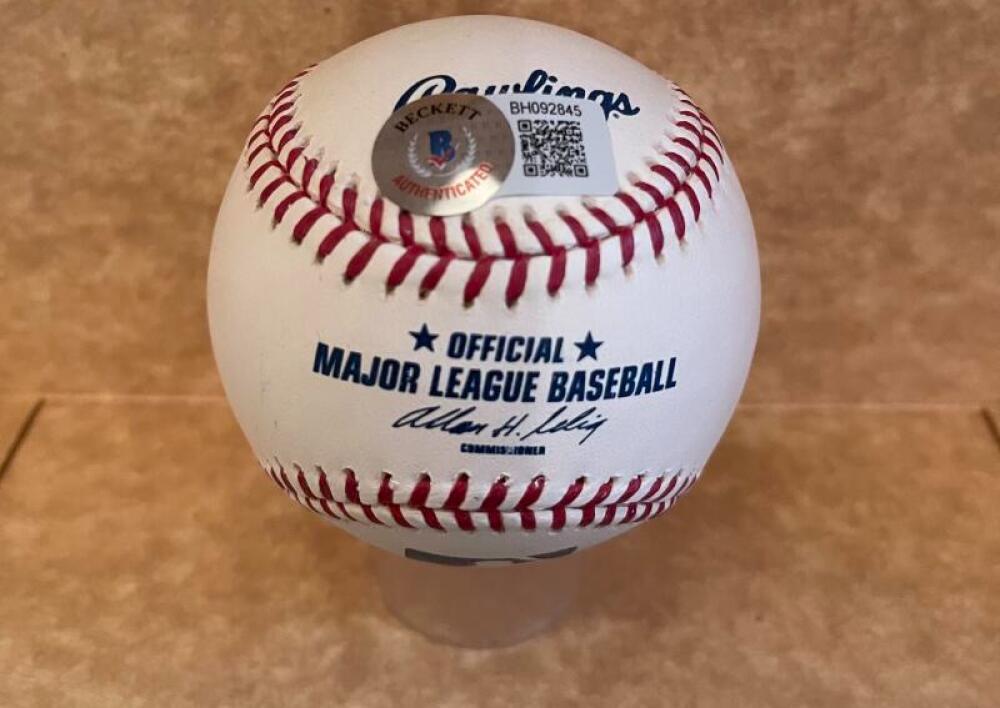 SHANE RAWLEY PHILLIES/YANKEES SIGNED AUTOGRAPHED M.L. BASEBALL BECKETT AUTH