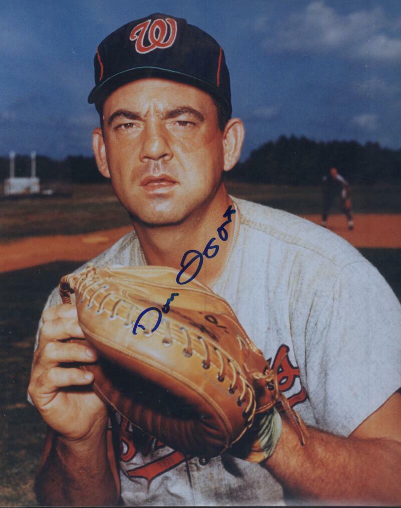 DON LEPPERT WASHINGTON SENATORS   SIGNED AUTOGRAPHED 8X10 PHOTO W/ COA