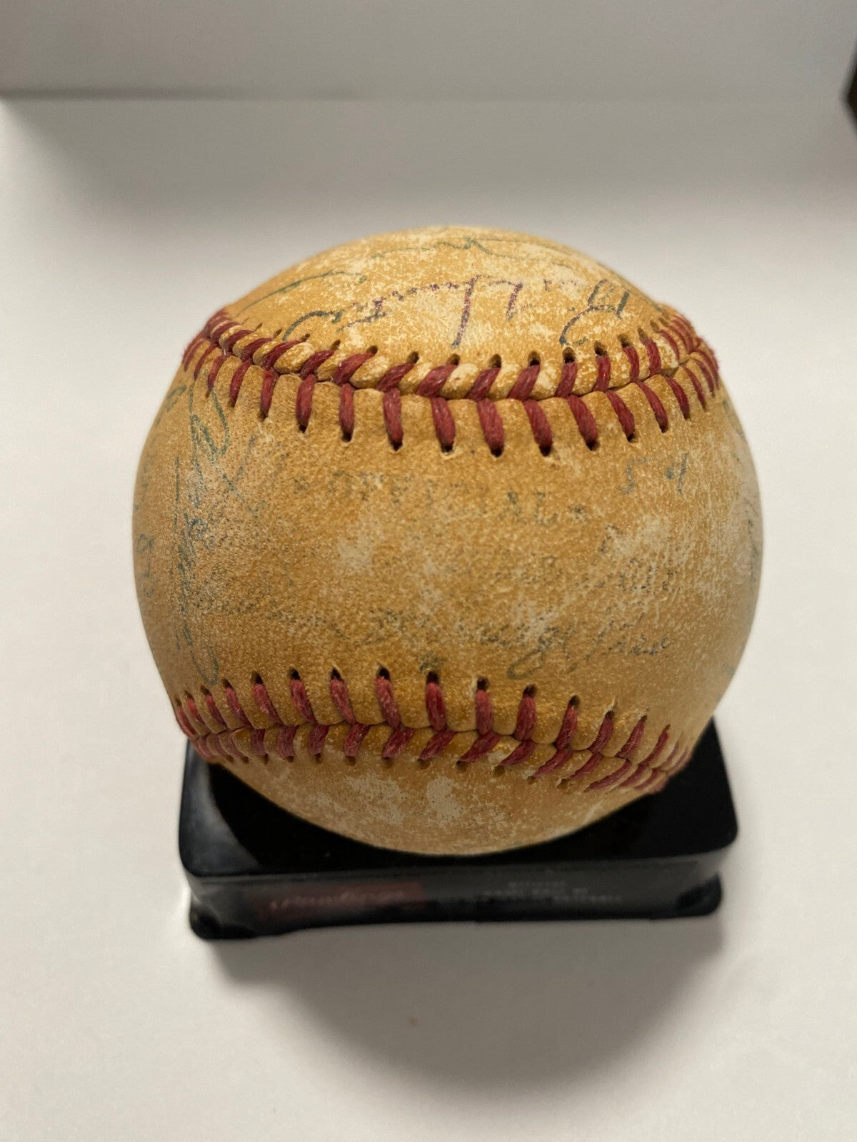 1954 BALTIMORE ORIOLES 1ST YEAR TEAM SIGNED AUTOGRAPHED BASEBALL BECKETT LOA