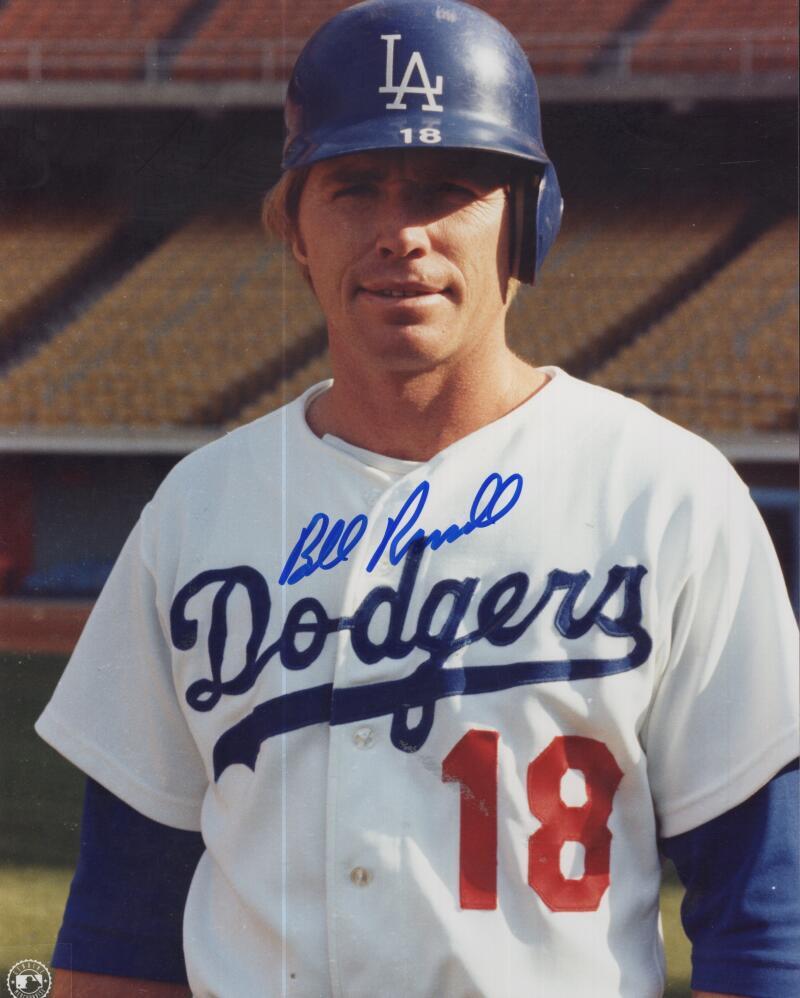 BILL RUSSELL DODGERS SIGNED AUTOGRAPHED 8X10 PHOTO W/ COA