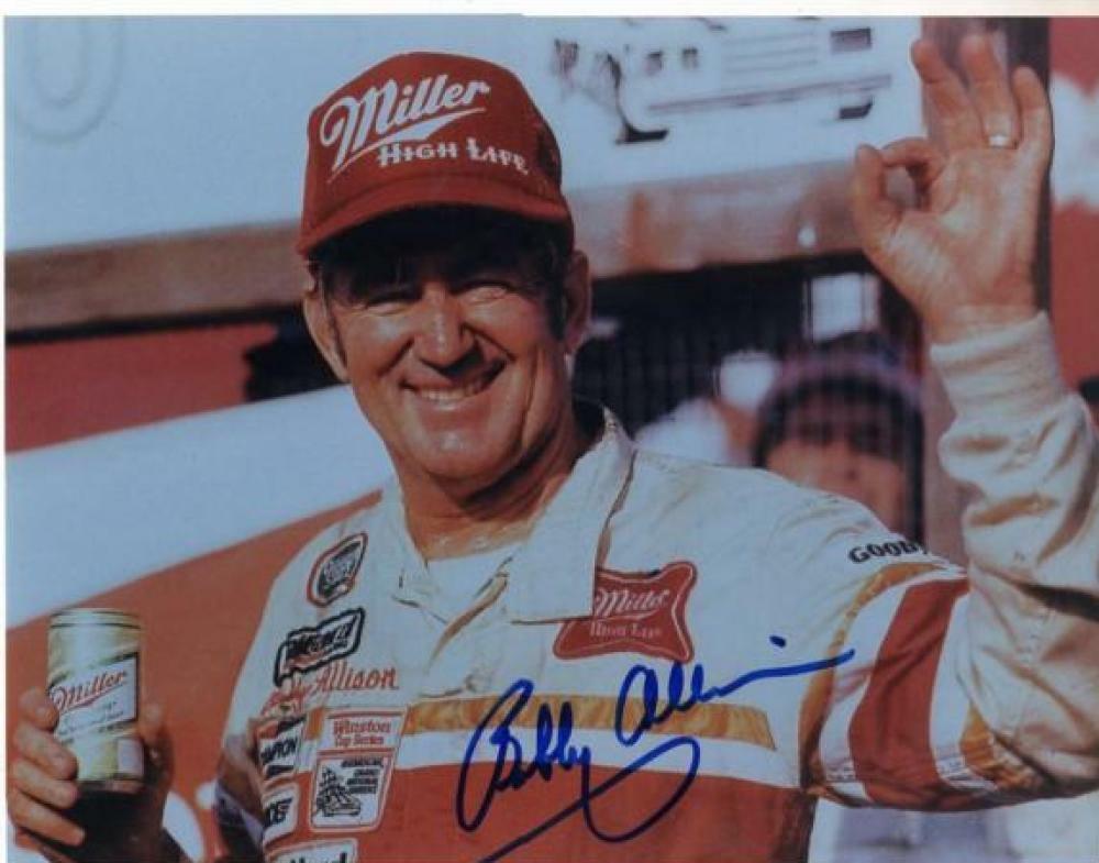 BOBBY ALLISON NASCAR LEGEND SIGNED AUTOGRAPHED 8X10 W/ COA