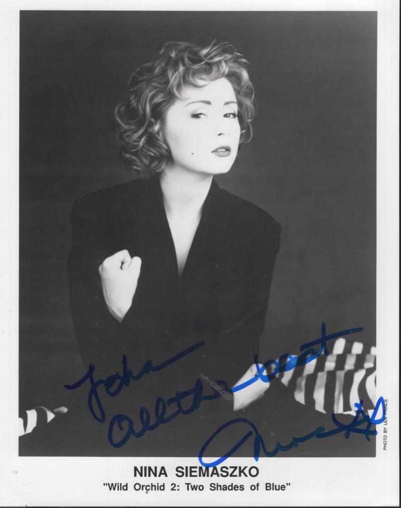 NINA SIEMASZKO WILD ORCHIDS 2  SIGNED AUTOGRAPHED 8X10 PHOTO W/ COA