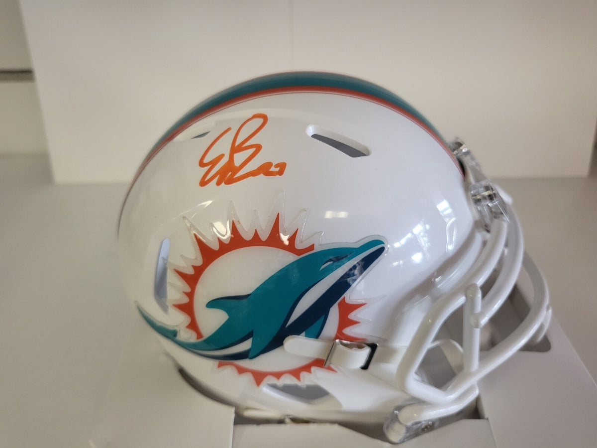 ETHAN BONNER MIAMI DOLPHINS SIGNED AUTOGRAPHED RIDDELL MINI HELMET JSA COA