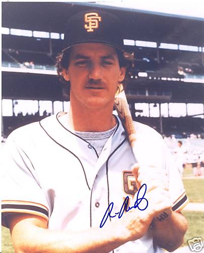 RON ROENICKE SAN FRANCISCO GIANTS SIGNED 8X10 PHOTO COA