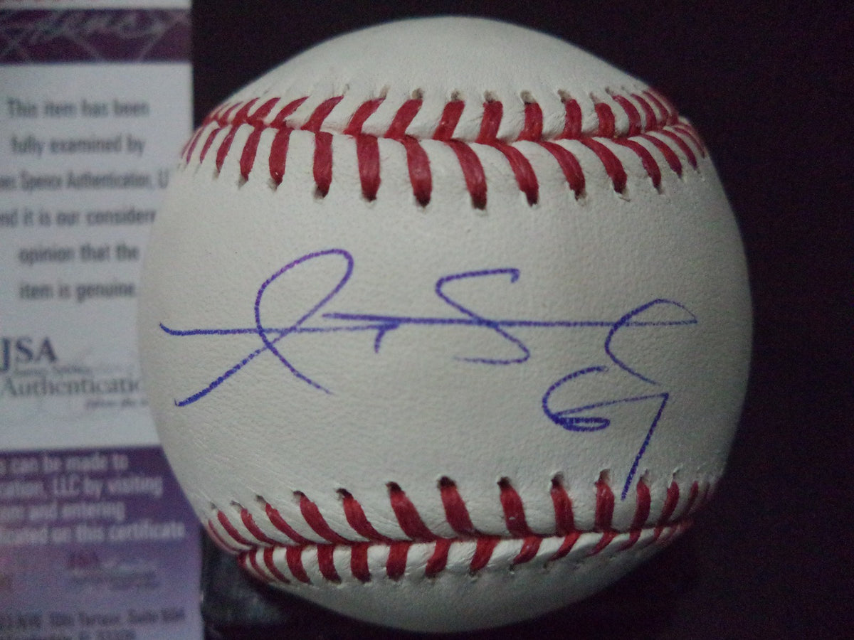 ANDREW SUSAC SF GIANTS SIGNED AUTOGRAPHED ROMLB BASEBALL JSA COA #L38073
