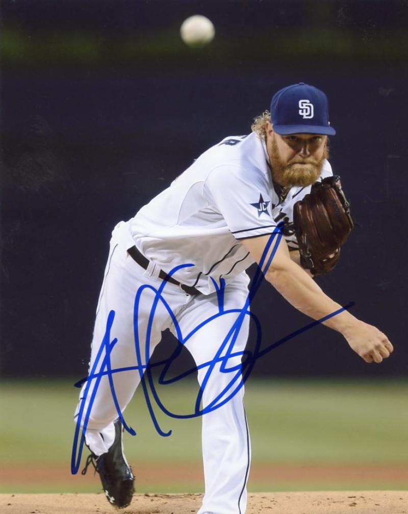 ANDREW CASHNER SAN DIEGO PADRES SIGNED AUTOGRAPHED 8X10 PHOTO W/COA