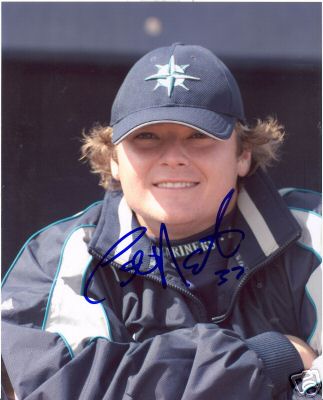 CLINT NAGOETTE SEATTLE MARINERS SIGNED 8X10 PHOTO W/COA