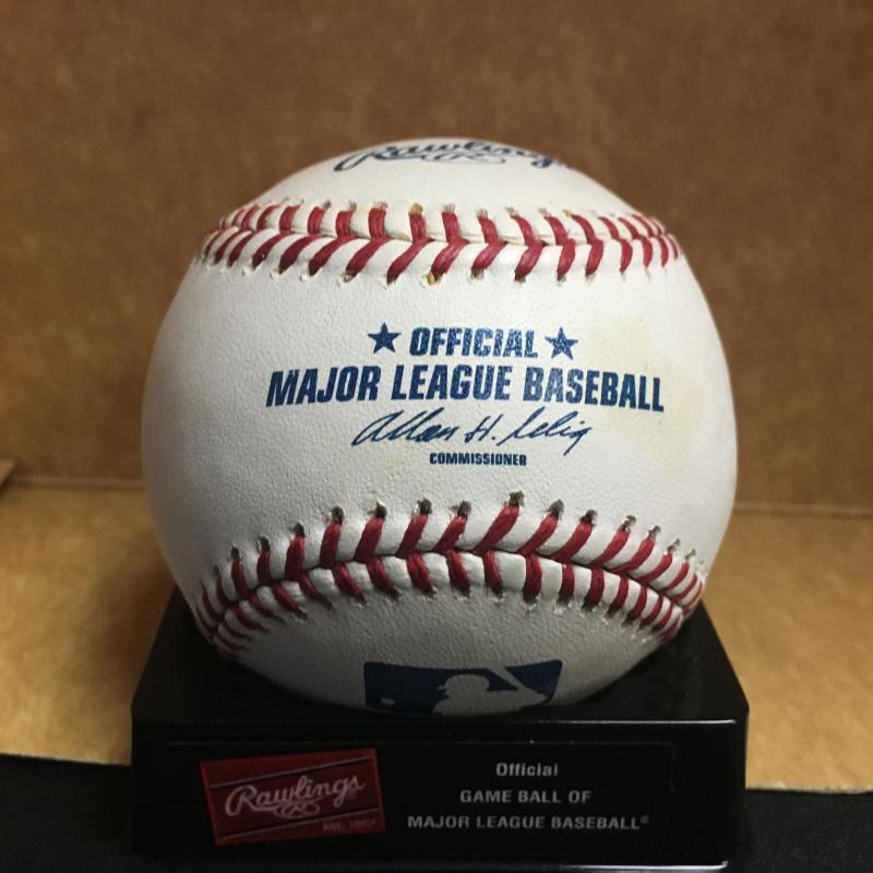 GARY KNOTTS TIGERS/MARLINS M.L. SIGNED BASEBALL W/COA