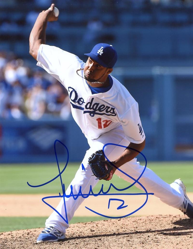 JUAN NICASIO LOS ANGELES DODGERS SIGNED 8X10 PHOTO W/COA