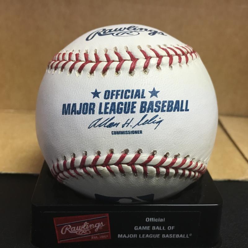 BRAD NELSON MILWAUKEE BREWERS M.L. SIGNED BASEBALL W/COA