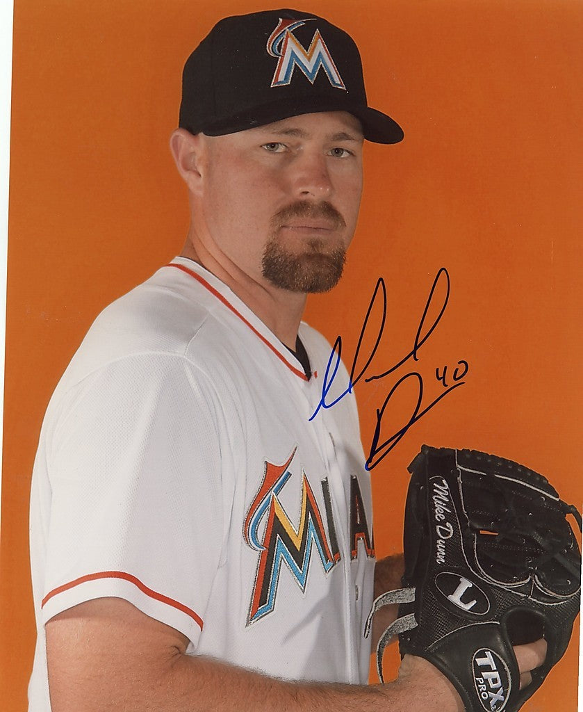 MICHAEL  DUNN    MIAMI  MARLINS   SIGNED 8X10  PHOTO