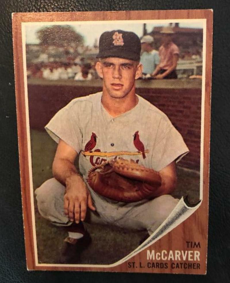 1962 TOPPS TIM MCCARVER ST. LOUIS CARDINALS ROOKIE #167