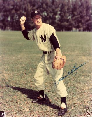 HANK BAUER   NEW YORK YANKEES   SIGNED 8X10 PHOTO