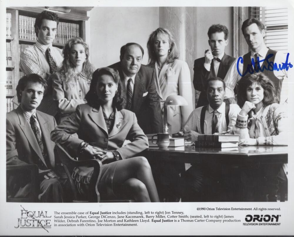 COTTER SMITH EQUAL JUSTICE  SIGNED AUTOGRAPHED 8X10 PHOTO W/ COA