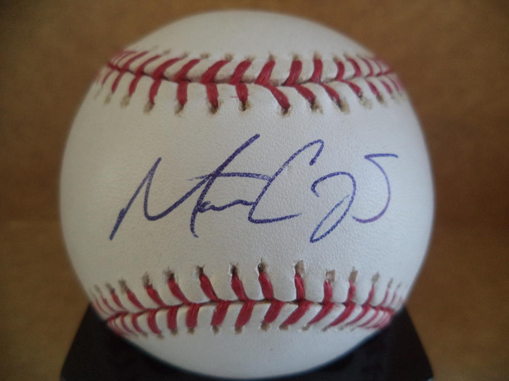 MATT CAPPS TWINS/PIRATES SIGNED AUTOGRAPHED M.L. BASEBALL W/COA 