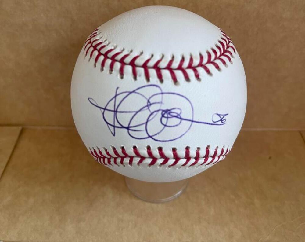 JERED WEAVER ANGELS/PADRES SIGNED AUTO M.L. BASEBALL BECKETT AUTH