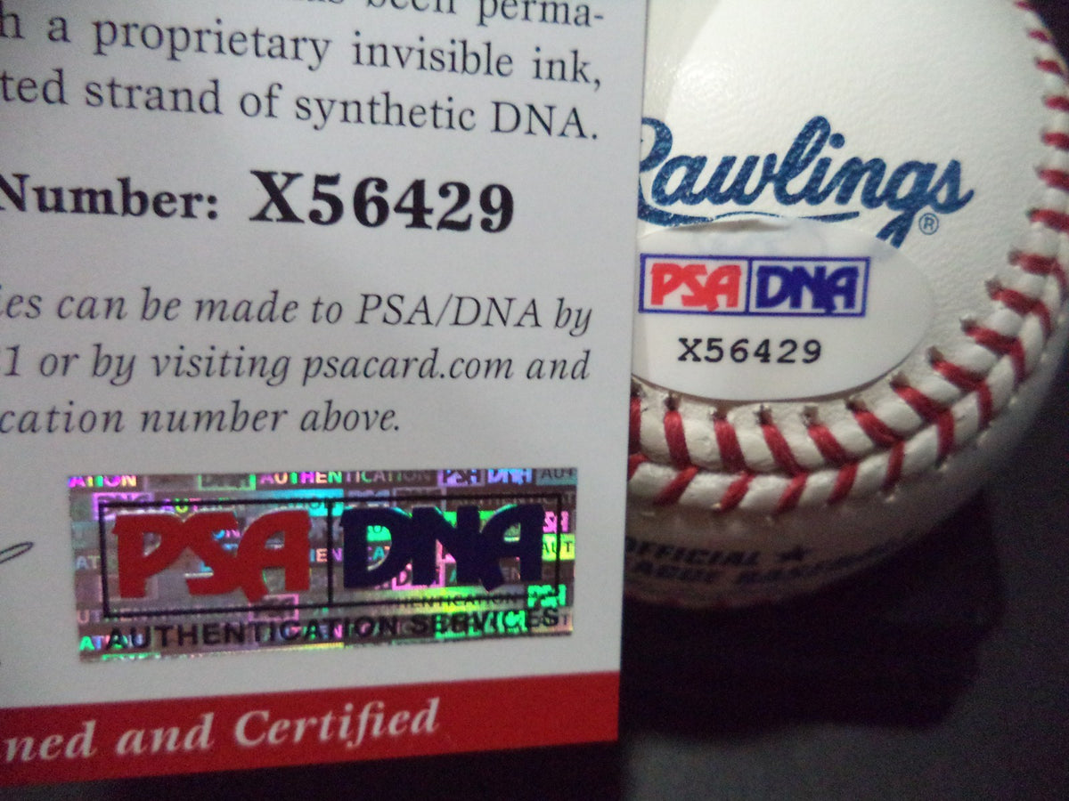 JARRED COSART MIAMI MARLINS SIGNED AUTOGRAPH ROMLB BASEBALL PSA/DNA COA #X56429