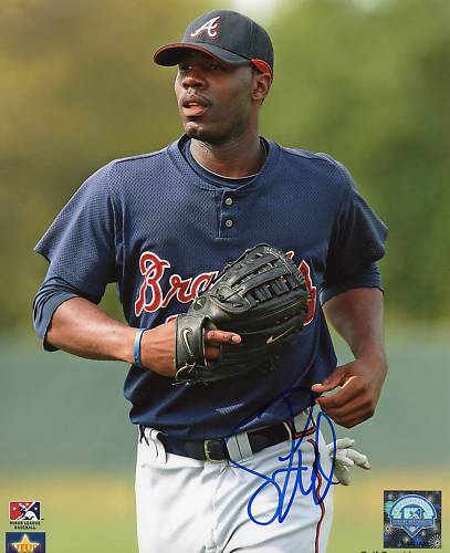 JASON  HEYWARD  ATLANTA  BRAVES   SIGNED 8X10