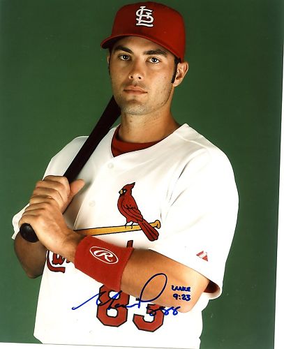 MATT PAGNOZZI   ST LOUIS CARDINALS  SIGNED 8X10 PHOTO