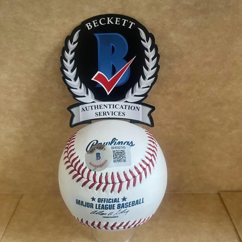 MARTIN PRADO YANKEES/BRAVES  SIGNED AUTO M.L. BASEBALL BAS AUTHENTICATED