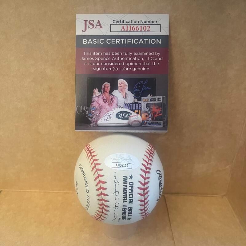 SCOTT ELARTON ASTROS/ROYALS/INDIANS SIGNED AUTO N.L. BASEBALL JSA AH66102