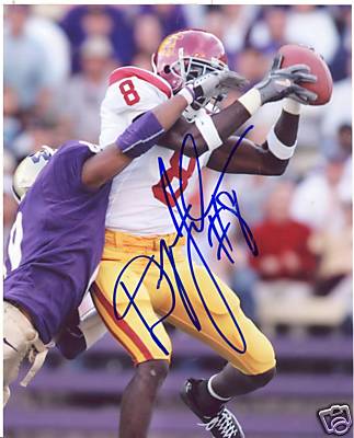 DWAYNE JARRETT USC TROJANS SIGNED 8X10 PHOTO W/COA