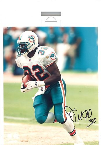 JERRIS MCPHAIL      MIAMI  DOLPHINS  SIGNED   8X10