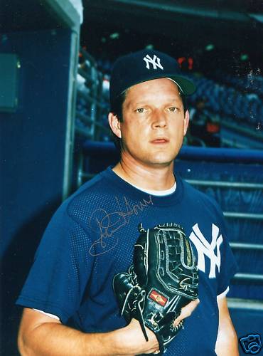 STEVE HOWE YANKEES DECEASED SIGNED 8X10 PHOTO W/COA