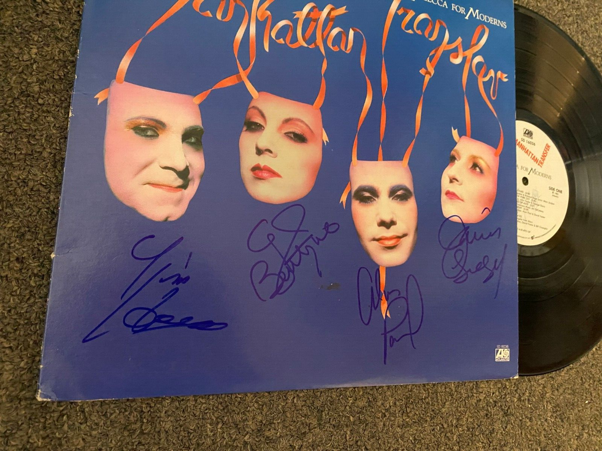 THE MANHATTAN TRANSFER 4X MULTI SIGNED AUTOGRAPHED VINYL RECORD ALBUM W/COA