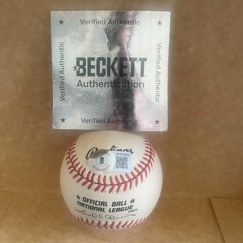 RALPH BRANCA BOBBY THOMSON 10/3/51 SIGNED AUTOGRAPHED N.L. BASEBALL BAS AUTH
