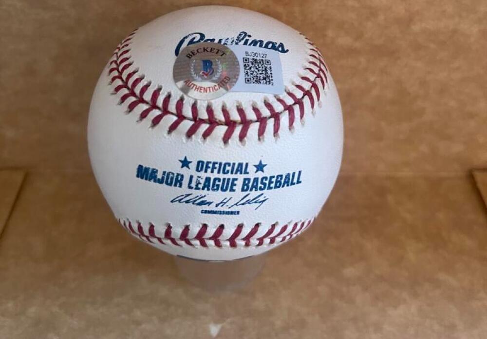 TUG MCGRAW METS/PHILLIES SIGNED AUTOGRAPHED N.L. BASEBALL BECKETT AUTH