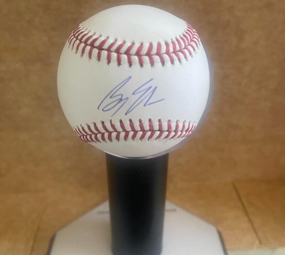BRYCE ELDER BRAVES SIGNED AUTOGRAPHED M.L. BASEBALL TRI STAR AUTH