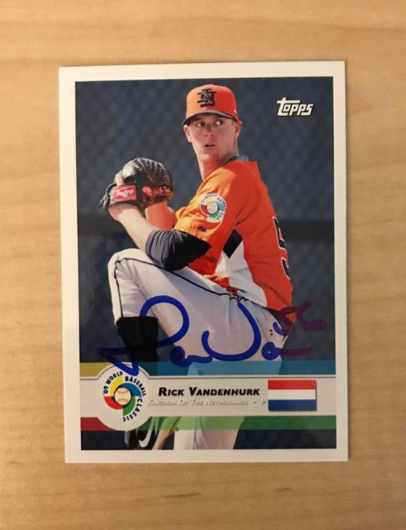 RICK VANDEN HURK NETHERLANDS SIGNED AUTOGRAPHED 2009 TOPPS CARD #36 W/COA