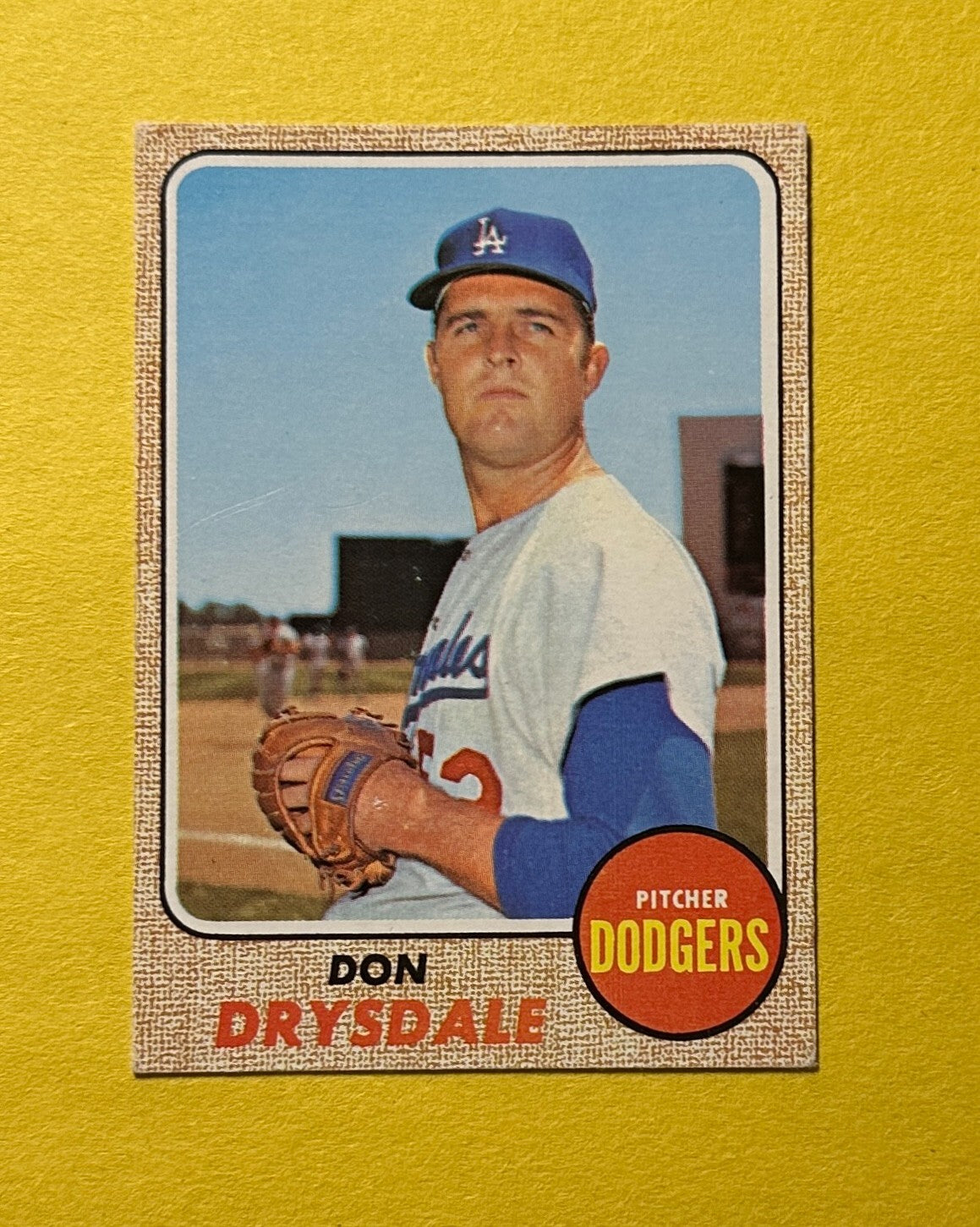 1968 TOPPS DON DRYSDALE #145 DODGERS