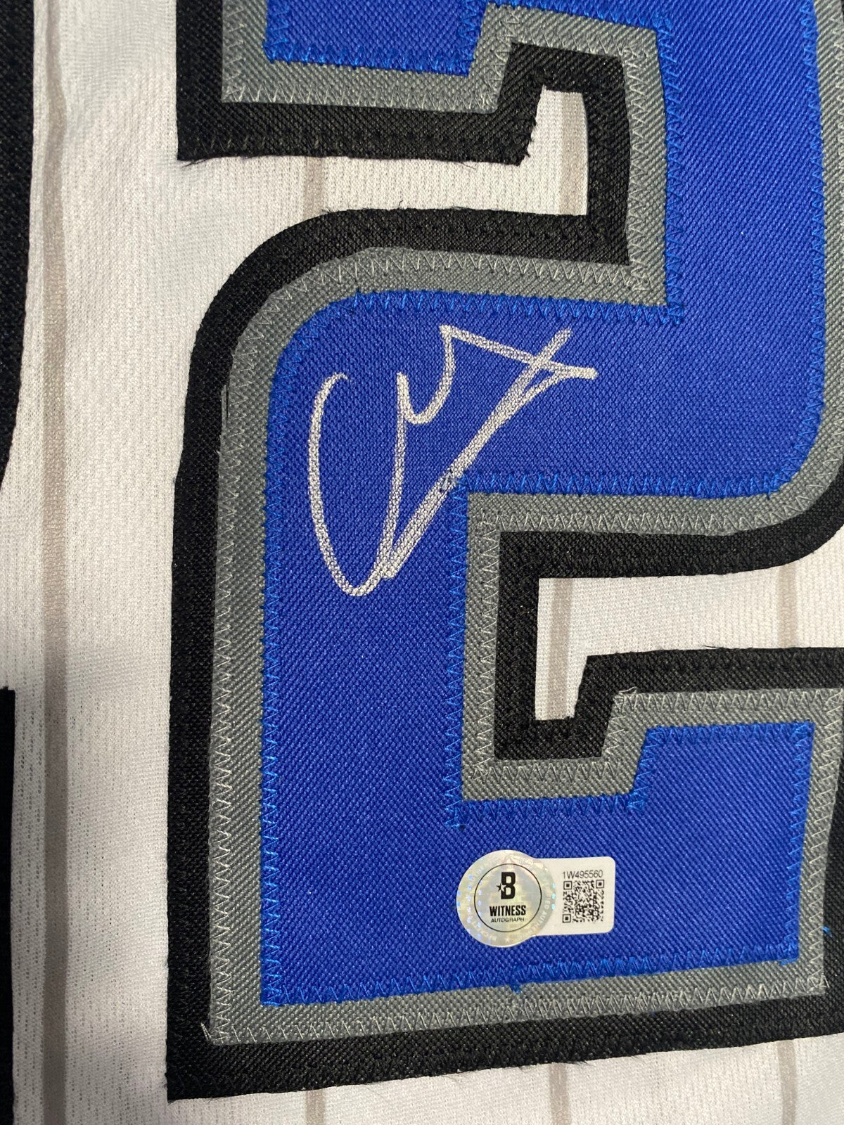 FRANZ WAGNER #22 ORLANDO MAGIC SIGNED AUTOGRAPHED CUSTOM JERSEY SZ XL BECKETT B