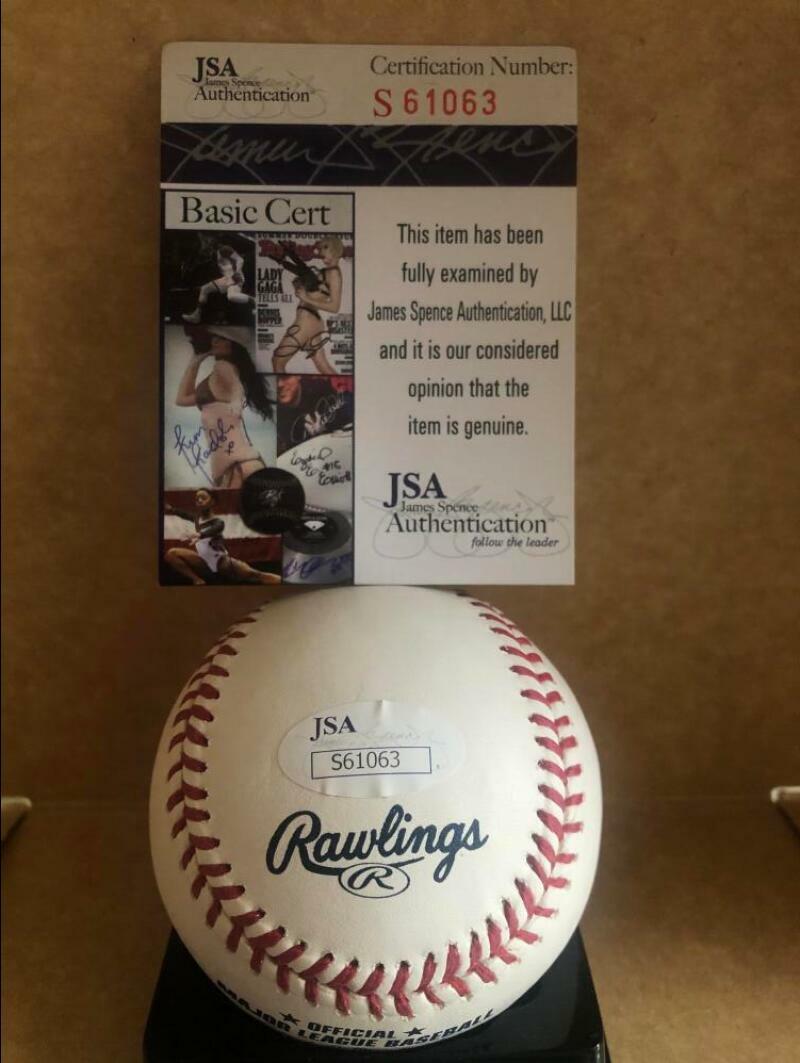 BRENDAN RODGERS COLORADO ROCKIES SIGNED 2017 FUTURES GAMES BASEBALL JSA S61063