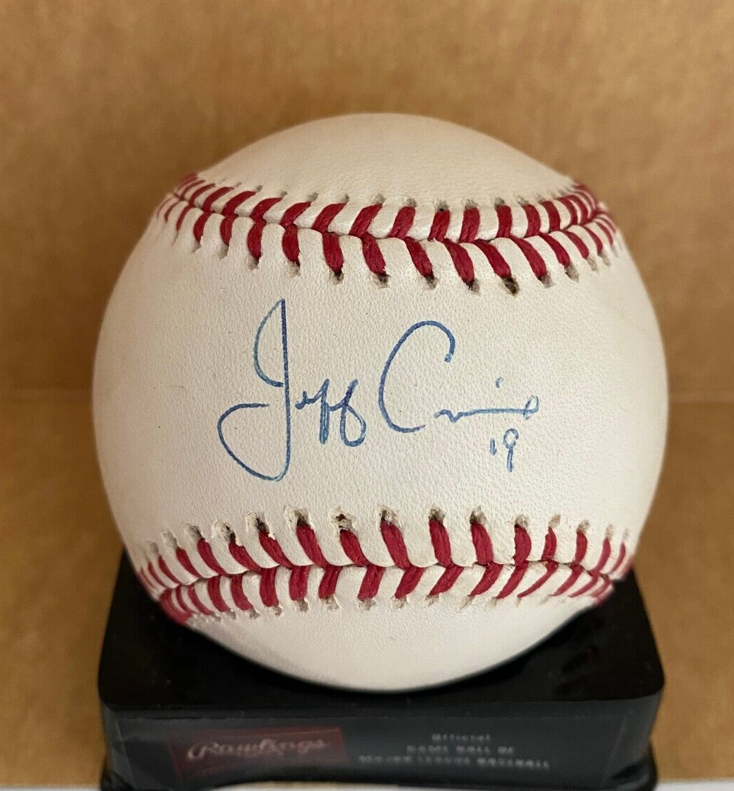 JEFF CONINE MARLINS/METS/REDS SIGNED AUTOGRAPHED N.L. BASEBALL BECKETT