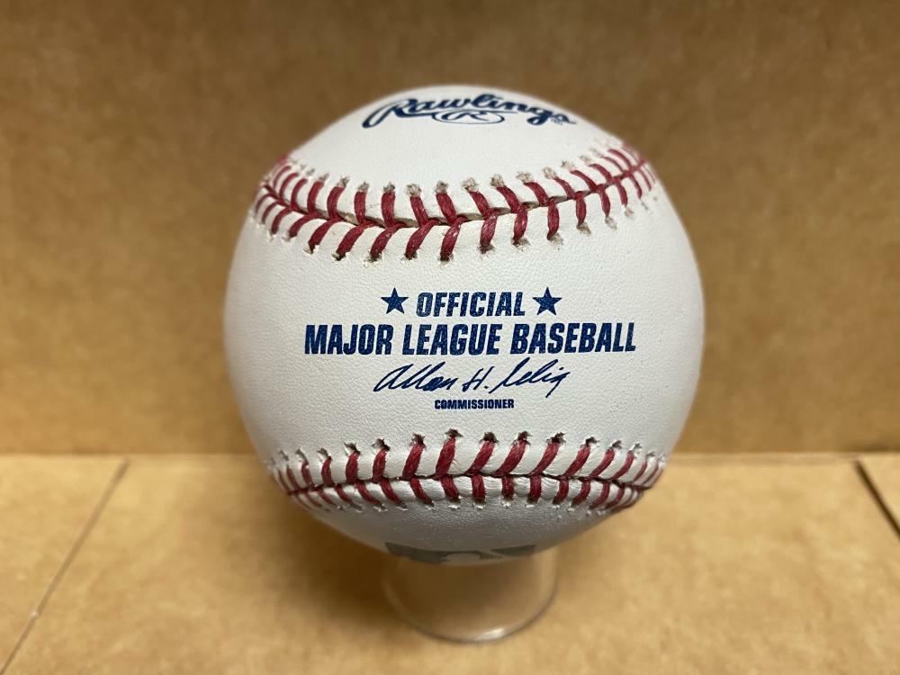 JIM PRESLEY MARINERS/BRAVES SIGNED AUTOGRAPHED M.L. BASEBALL W/ COA