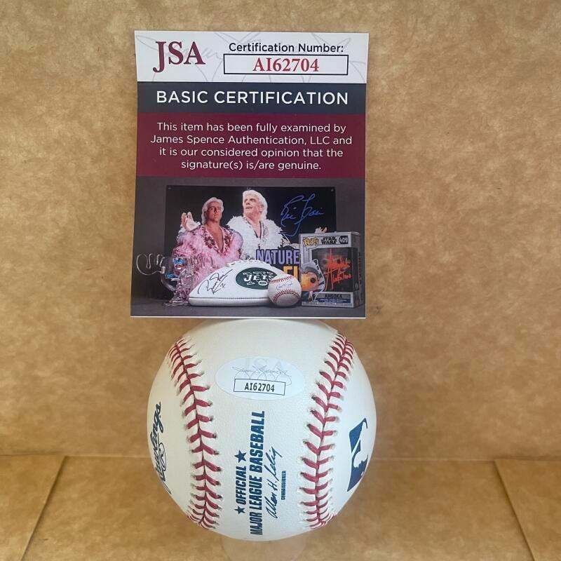 MIKE SCHMIDT PHILLIES HOF 05 SIGNED AUTOGRAPHED M.L. BASEBALL JSA AI62704