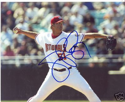 JON RAUCH WASHINGTON NATIONALS SIGNED 8X10 PHOTO W/COA