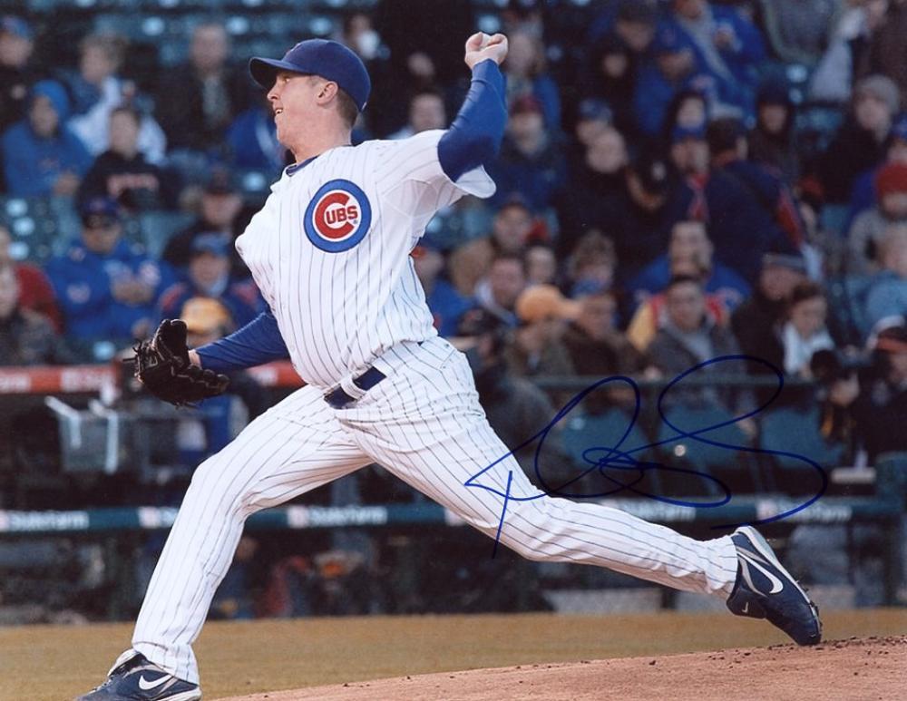 TOM GORZELANNY CHICAGO CUBS SIGNED 8X10 PHOTO W/COA
