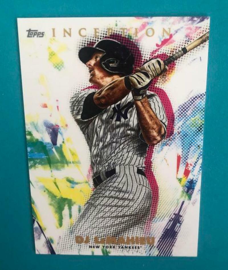 2020 TOPPS INCEPTION DJ LEMAHIEU YANKEES BASE CARD #43 