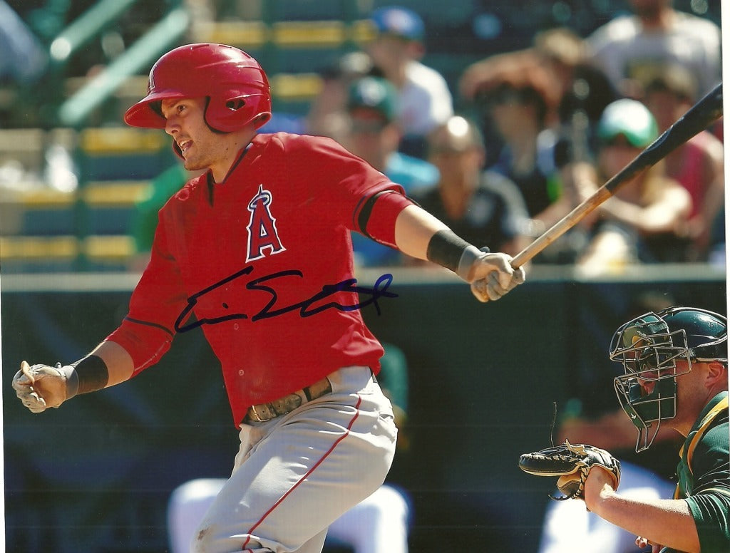 ERIC STAMETS ANAHEIM ANGELS SIGNED AUTO 8x10 PHOTO W/COA ACTION
